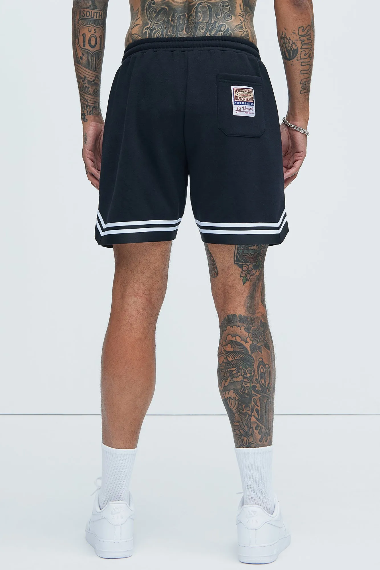 Lil Wayne Property Of Basketball Shorts - Black sold by Fashion Nova product image thumbnail 5