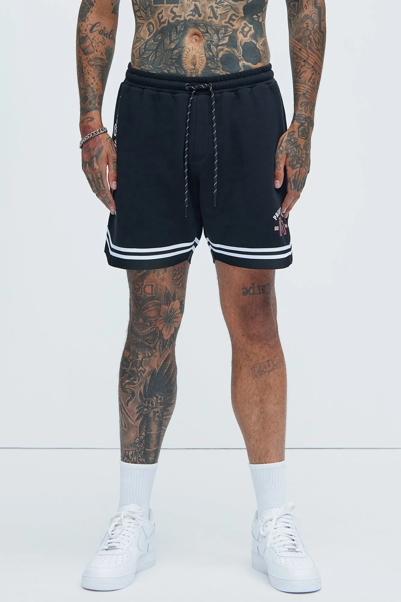 Lil Wayne Property Of Basketball Shorts - Black sold by Fashion Nova product image thumbnail 4