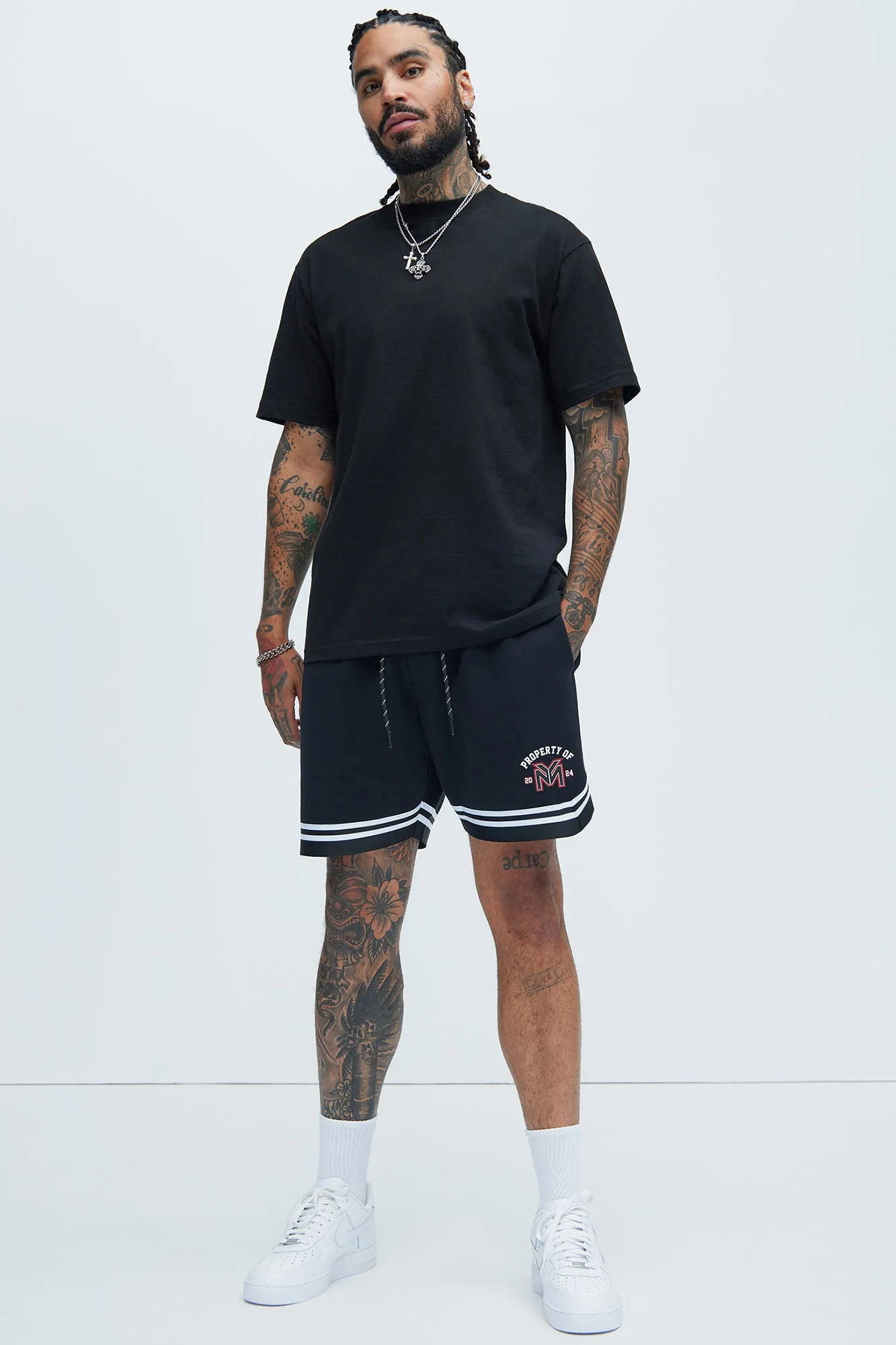 Lil Wayne Property Of Basketball Shorts - Black sold by Fashion Nova product image thumbnail 2