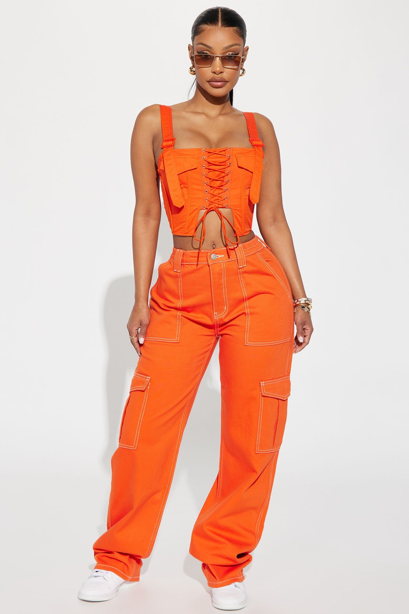 Ready Set Go Corset Top - Orange sold by Fashion Nova product image thumbnail 2