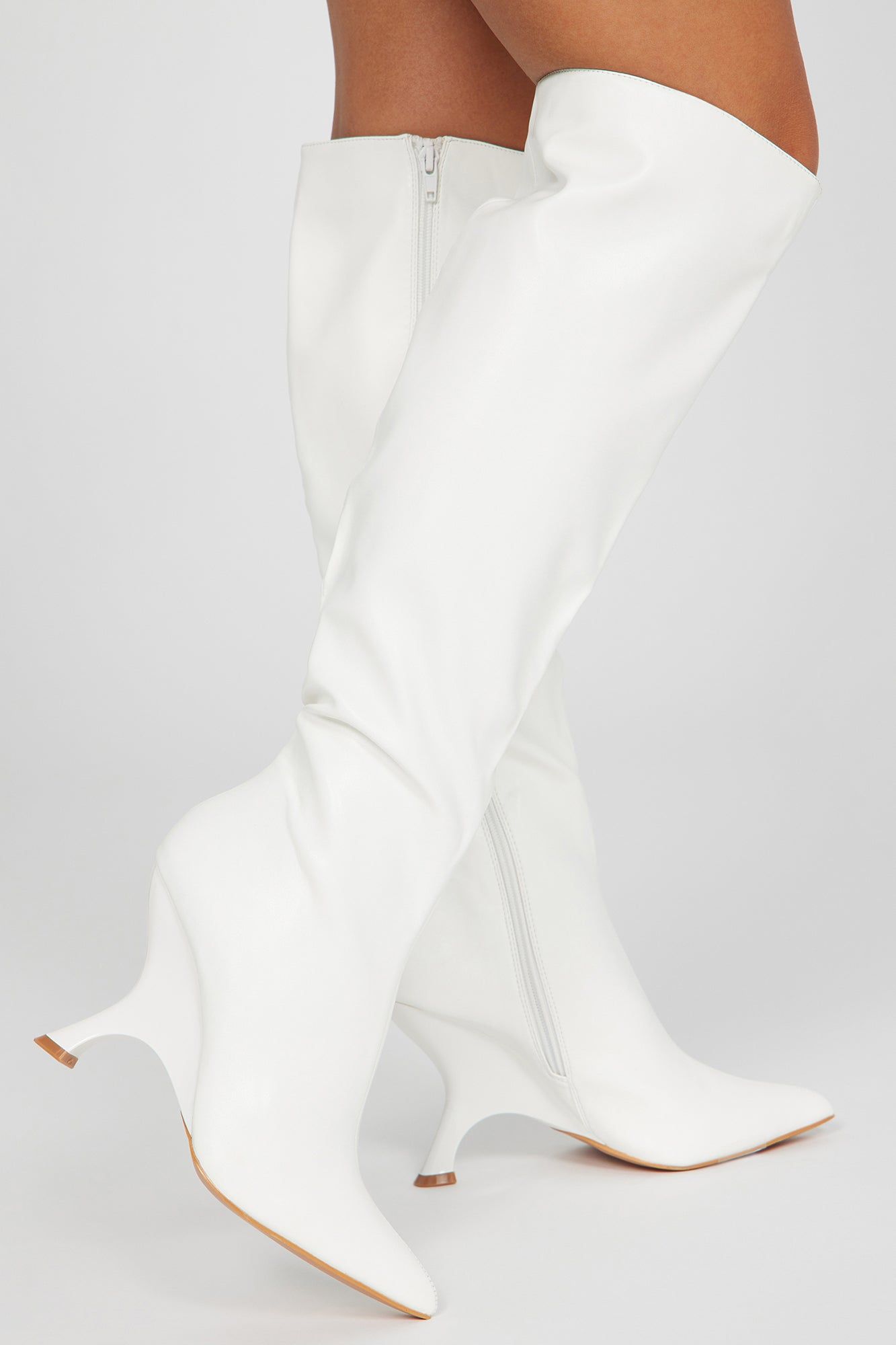 Making My Own Way Over The Knee Boots - White sold by Fashion Nova product image thumbnail 3