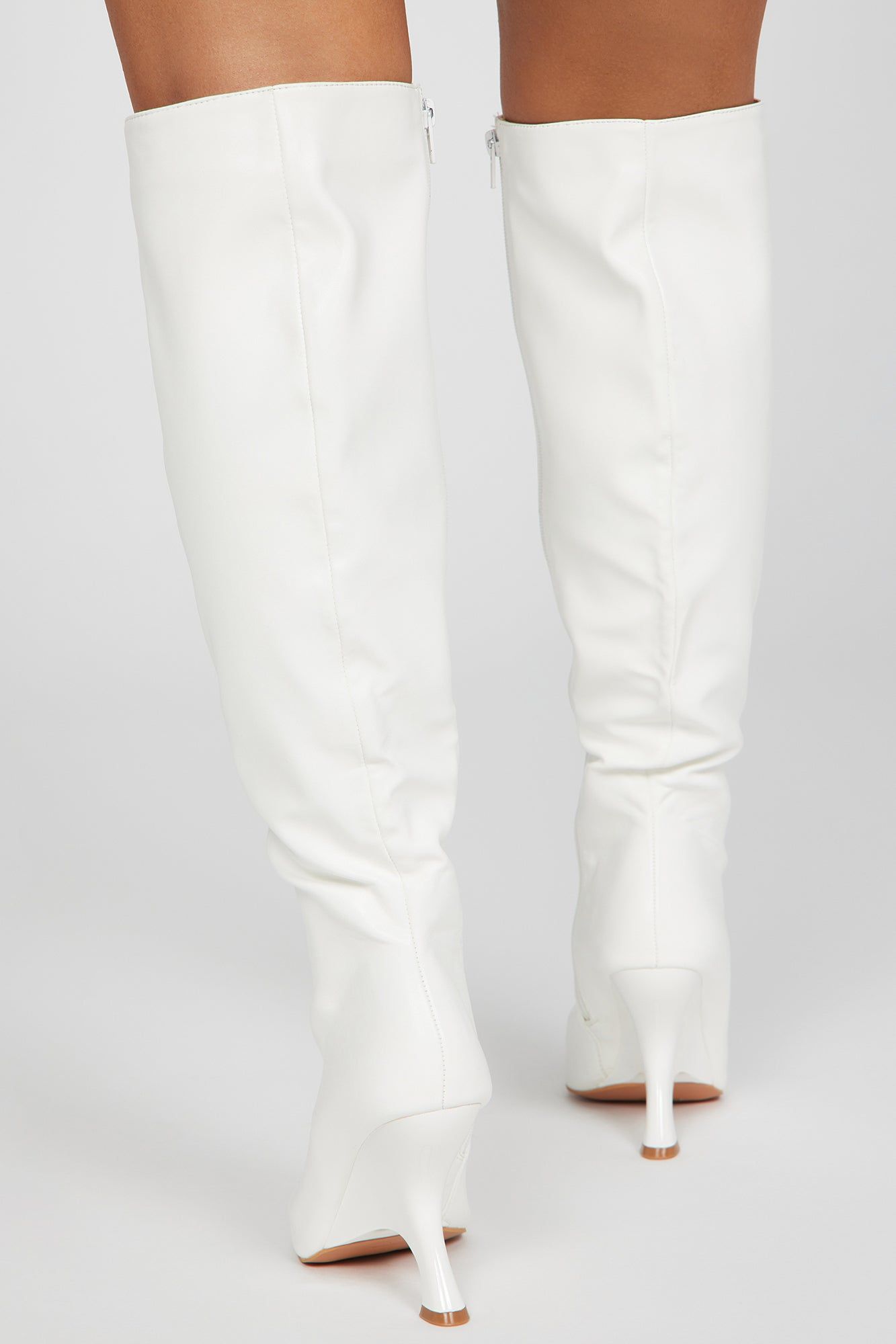 Making My Own Way Over The Knee Boots - White sold by Fashion Nova product image thumbnail 4