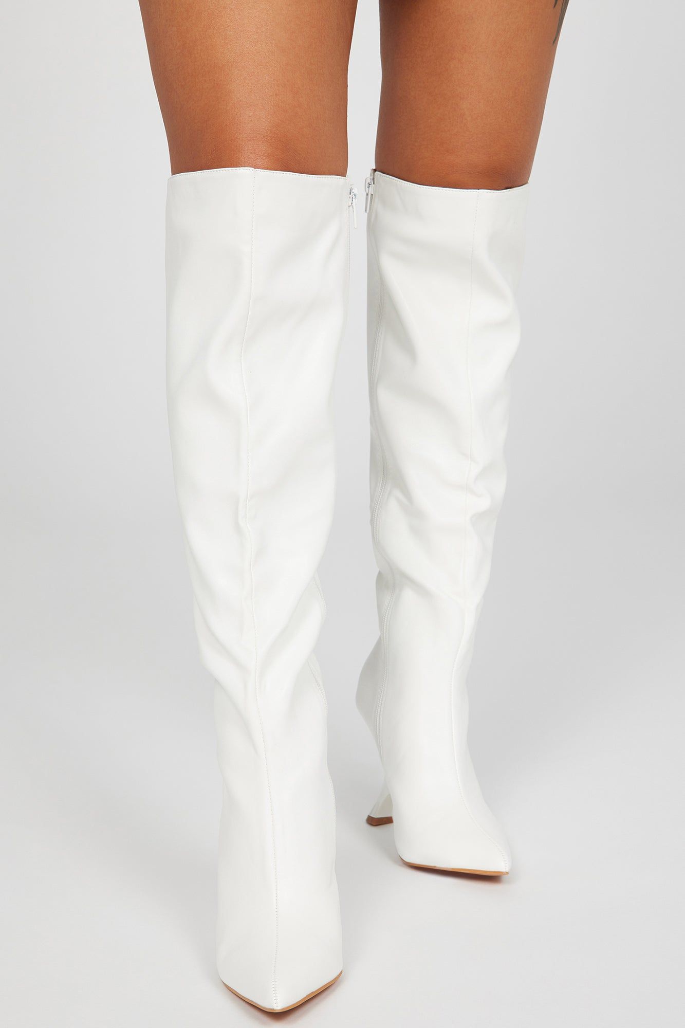 Making My Own Way Over The Knee Boots - White sold by Fashion Nova product image thumbnail 2