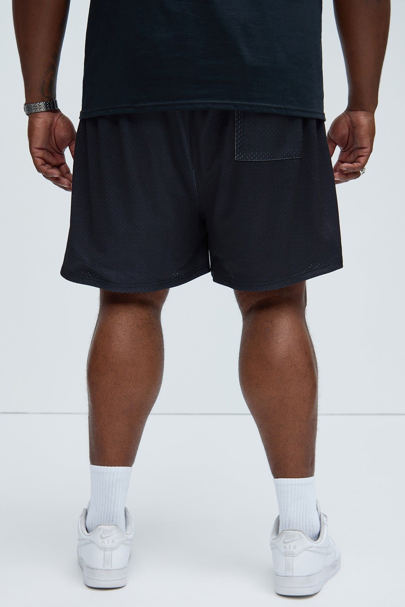 Wish You Well Mesh Shorts - Black sold by Fashion Nova product image thumbnail 4