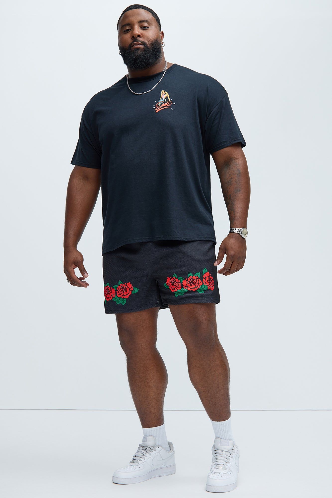 Wish You Well Mesh Shorts - Black sold by Fashion Nova product image thumbnail 2