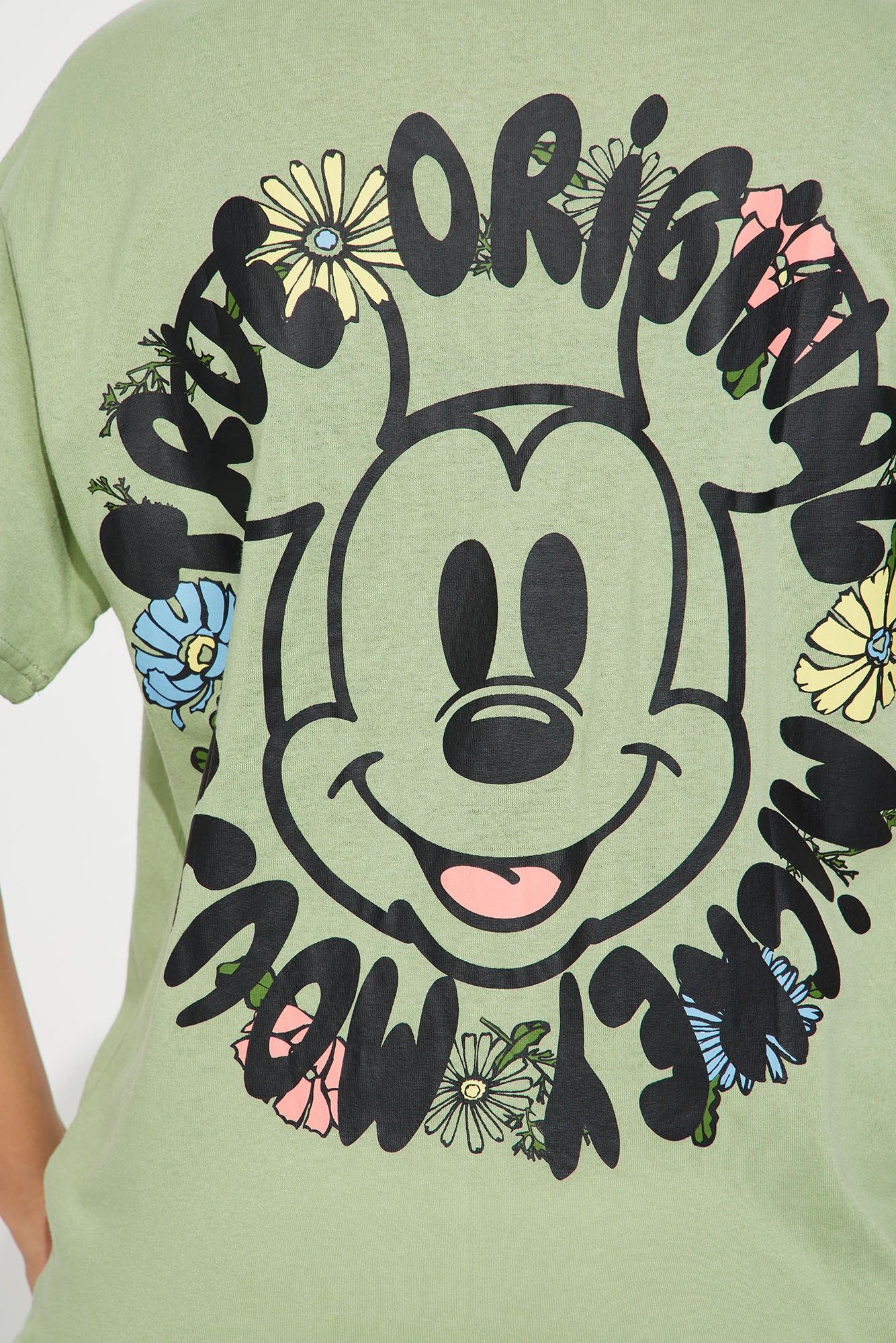 Original Mickey Mouse Graphic Tshirt - Sage sold by Fashion Nova product image thumbnail 4