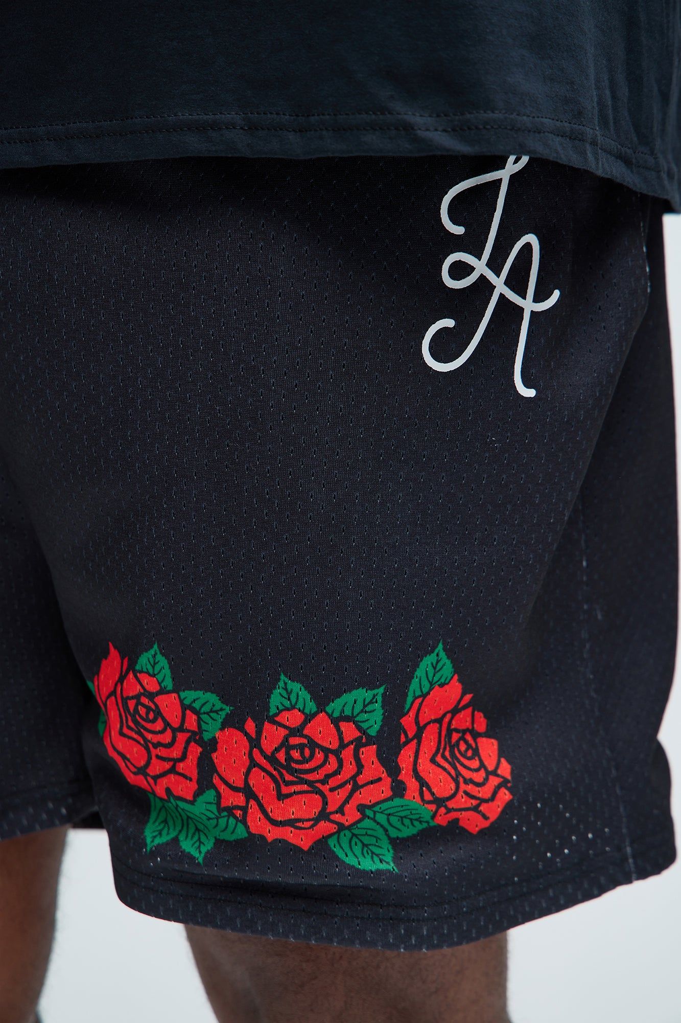 Wish You Well Mesh Shorts - Black sold by Fashion Nova product image thumbnail 3