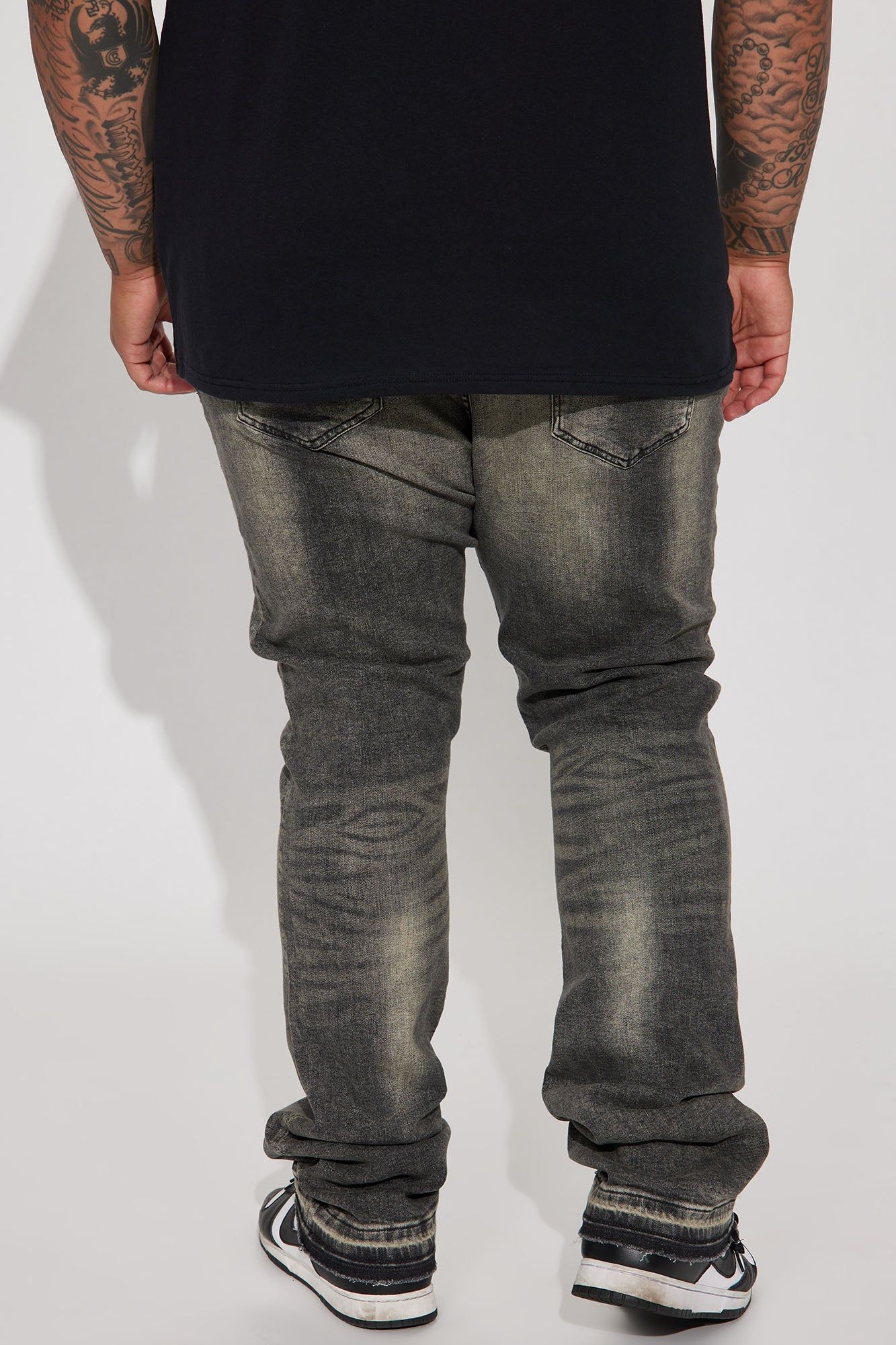 New Start Stacked Skinny Flare Jeans - Grey sold by Fashion Nova product image thumbnail 7