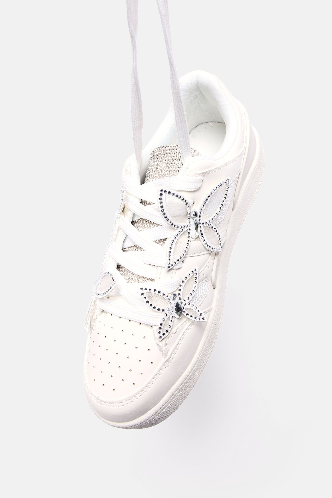 Butterfly Effect Sneakers - White sold by Fashion Nova product image thumbnail 4
