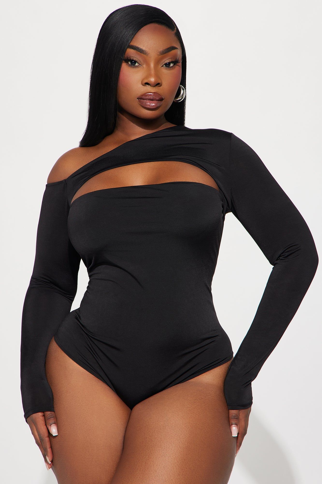 Gimme What I Want Bodysuit - Black sold by Fashion Nova product image thumbnail 5