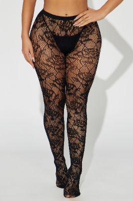 Wild Rose Tights - Black sold by Fashion Nova