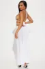 Easy Breezy Crochet Maxi Dress - White sold by Fashion Nova