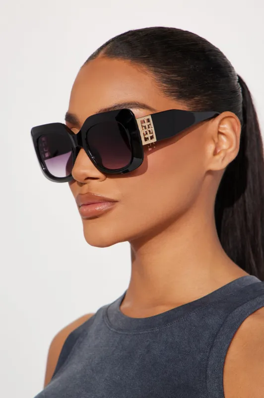 Halcyon Sunglasses - Black sold by Fashion Nova