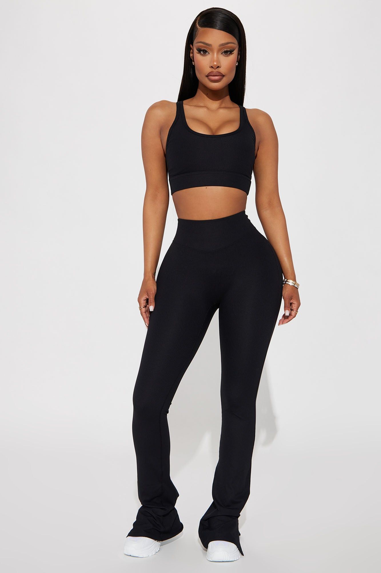 Push It Seamless Active Yoga Pants - Black sold by Fashion Nova