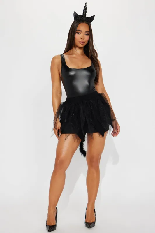 Wicked Unicorn 3 Piece Accessory Set - Black sold by Fashion Nova