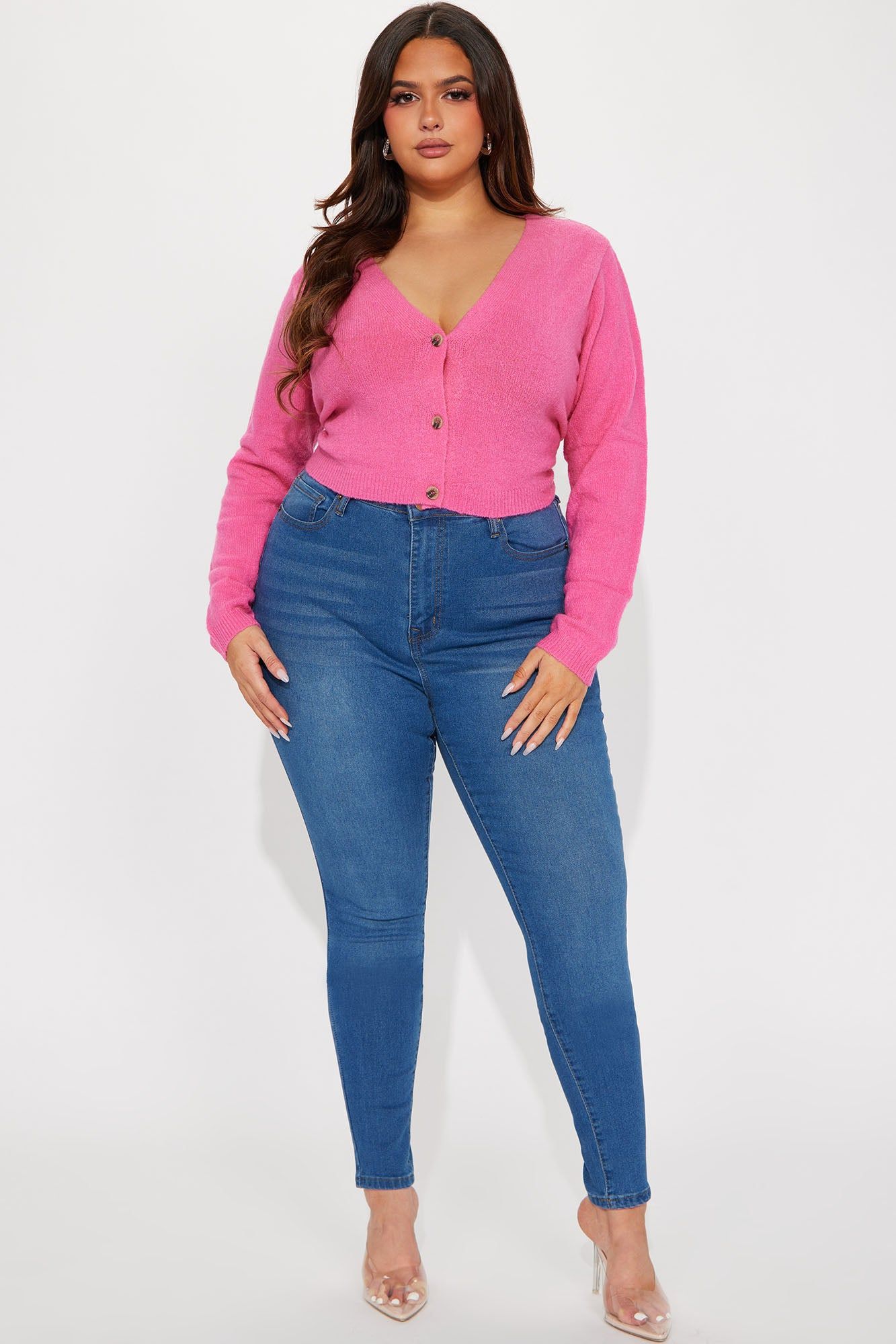 Albyn Cardigan Sweater - Pink sold by Fashion Nova product image thumbnail 5