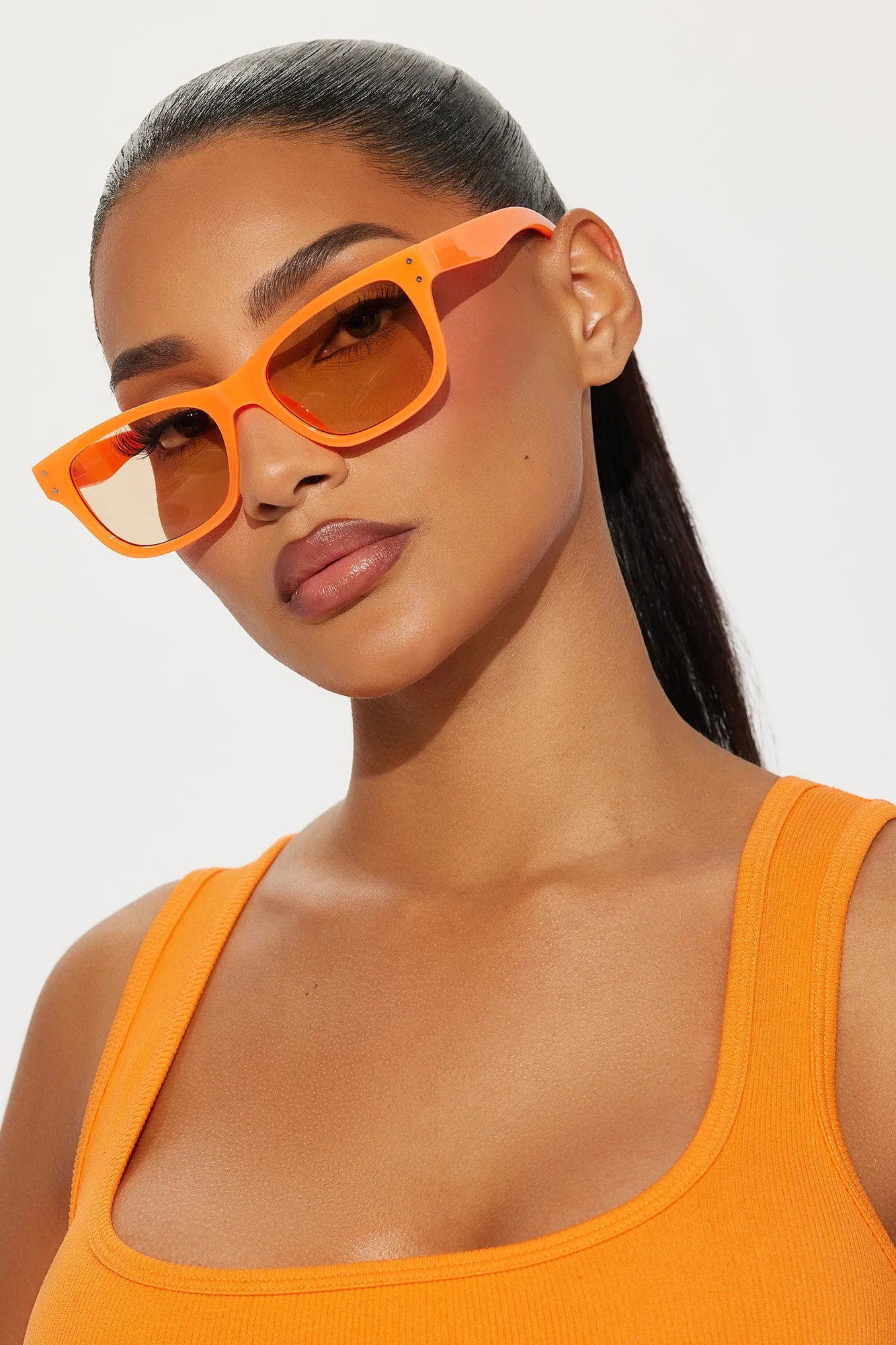 My Cute Lab Partner Sunglasses - Orange sold by Fashion Nova product image thumbnail 2