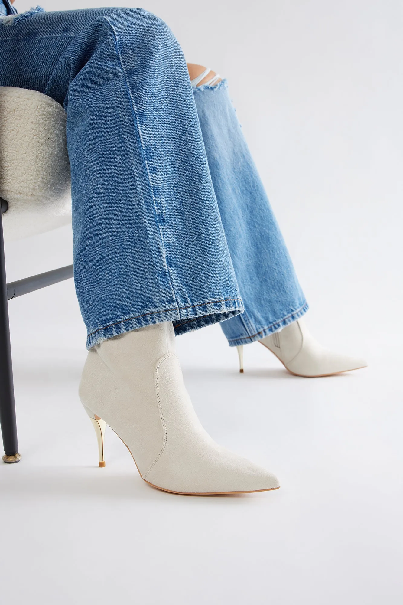 Royce Booties - Cream sold by Fashion Nova product image thumbnail 2