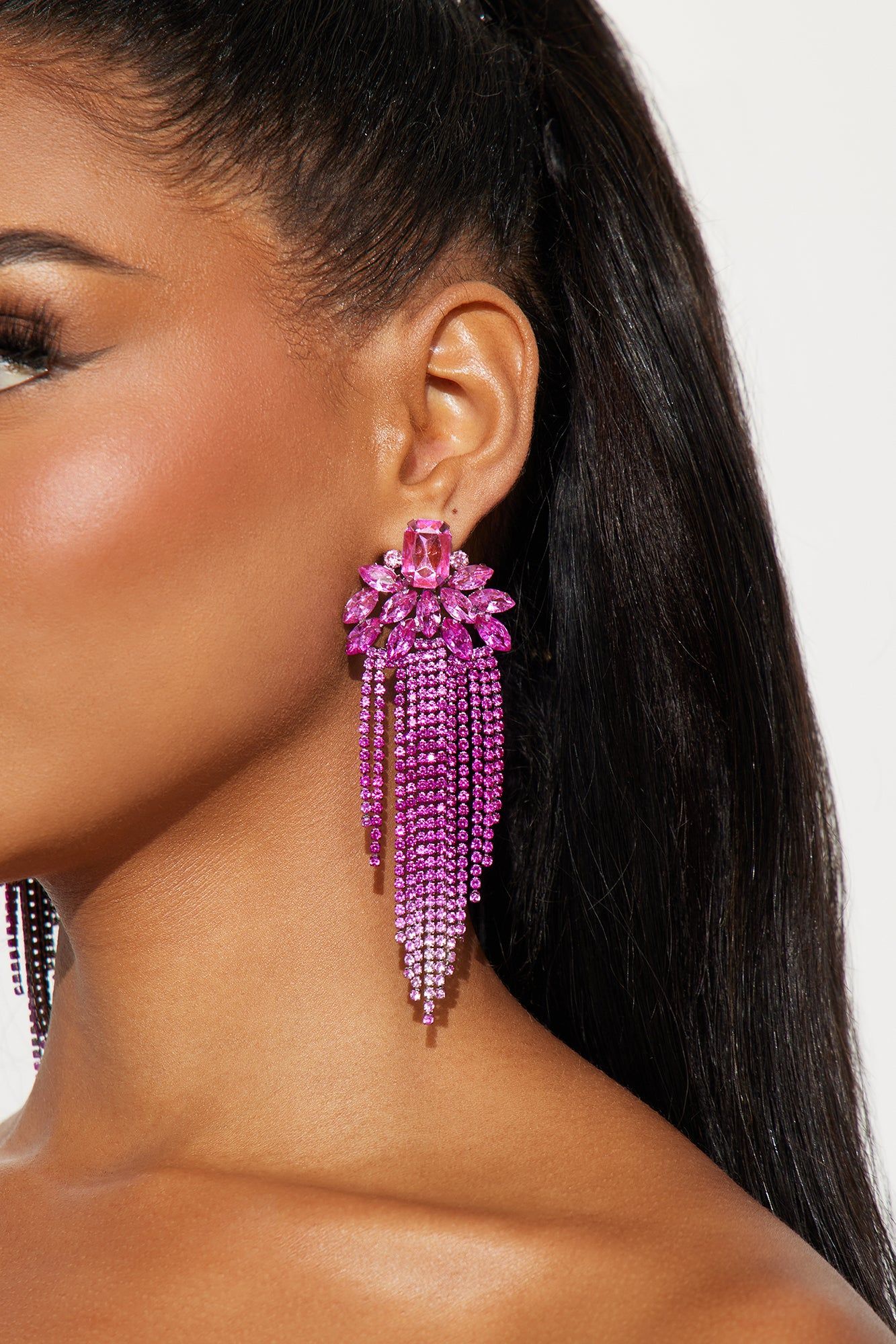 Next To You Earrings - Pink sold by Fashion Nova