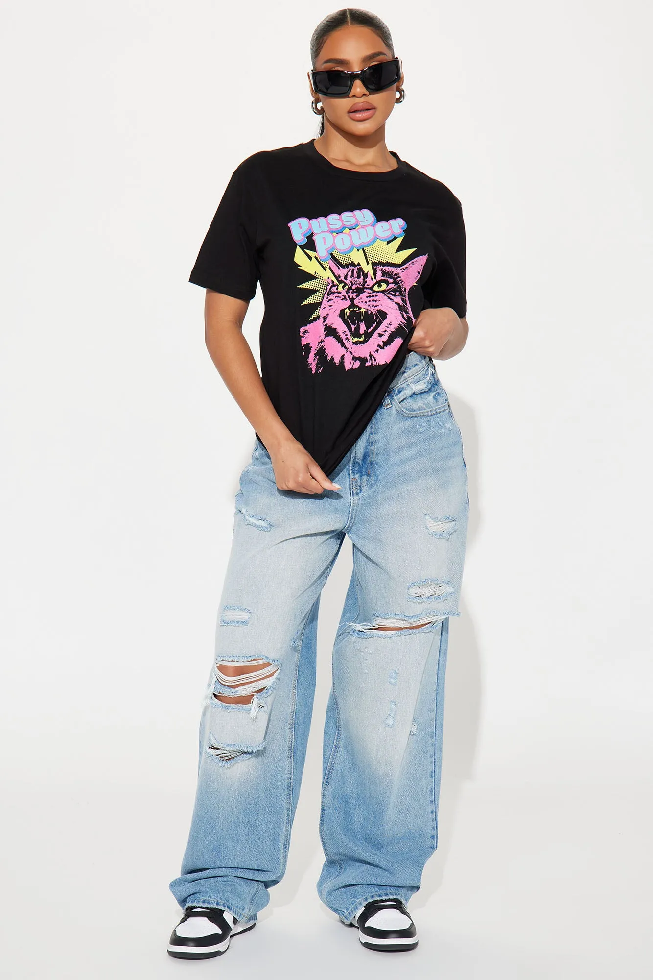 Pussy Power Graphic Tee - Black sold by Fashion Nova product image thumbnail 3