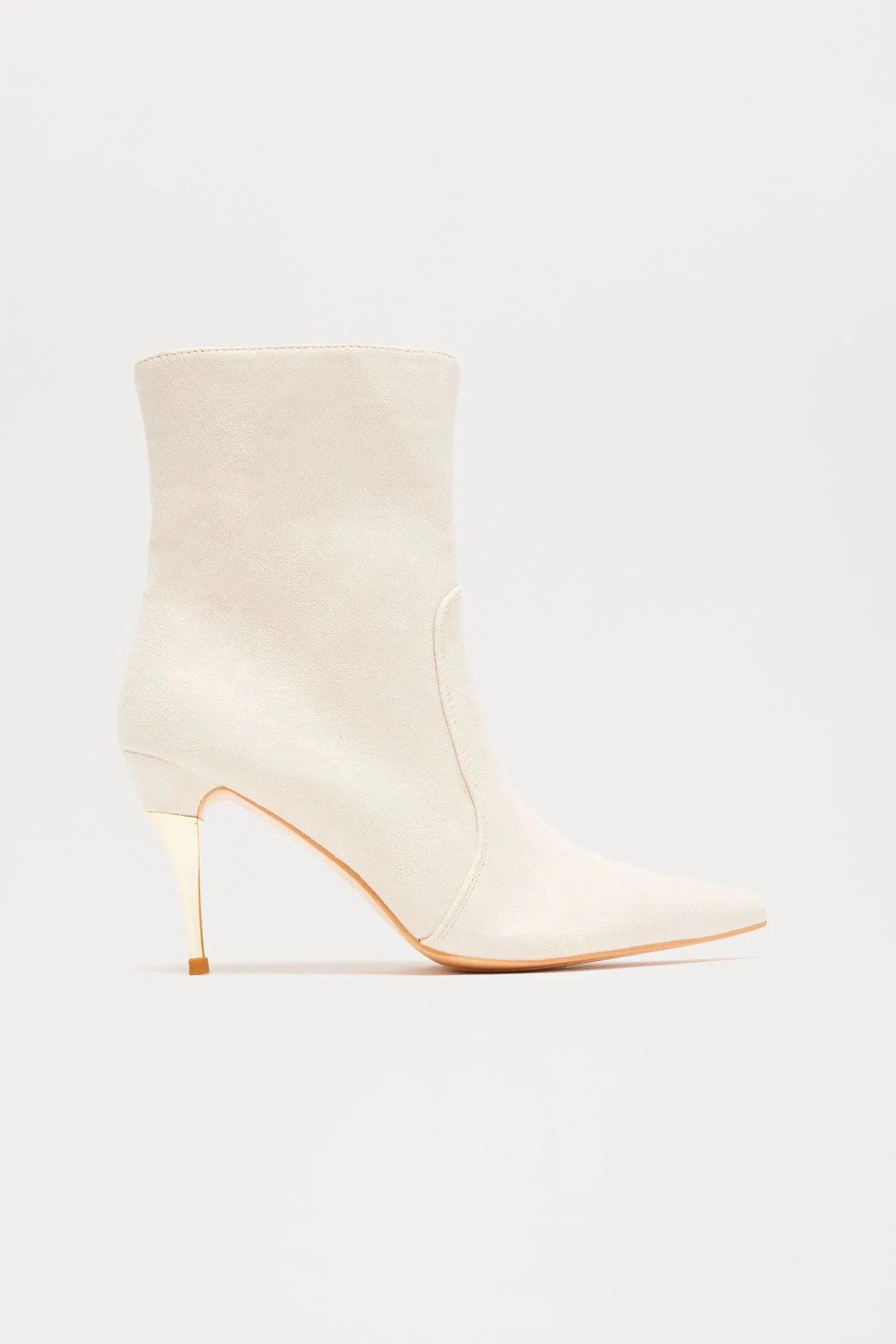 Royce Booties - Cream sold by Fashion Nova
