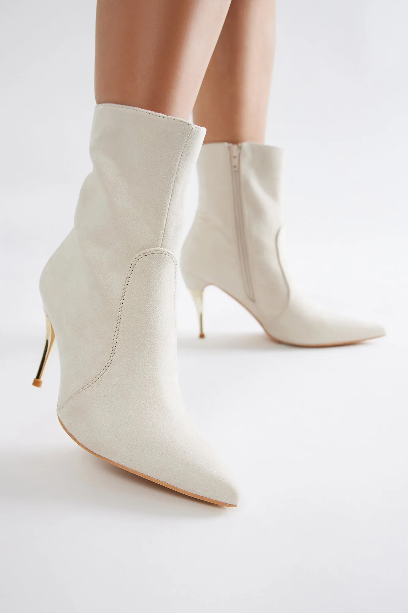Royce Booties - Cream sold by Fashion Nova product image thumbnail 4