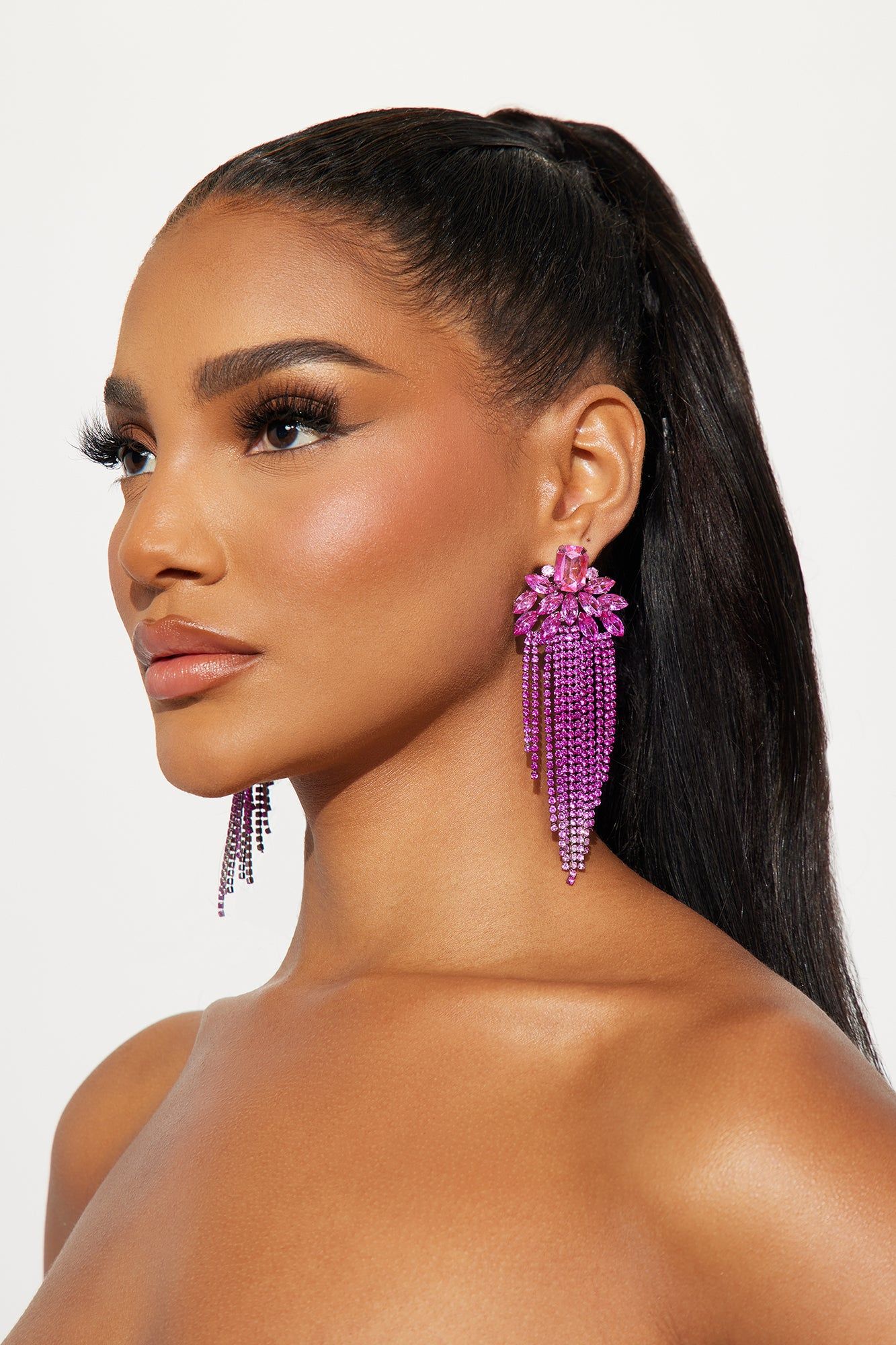 Next To You Earrings - Pink sold by Fashion Nova product image thumbnail 2