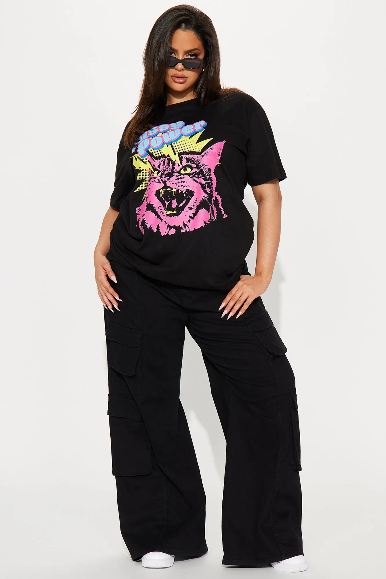 Pussy Power Graphic Tee - Black sold by Fashion Nova product image thumbnail 5