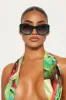 Lucky Girl Syndrome Sunglasses - Green sold by Fashion Nova