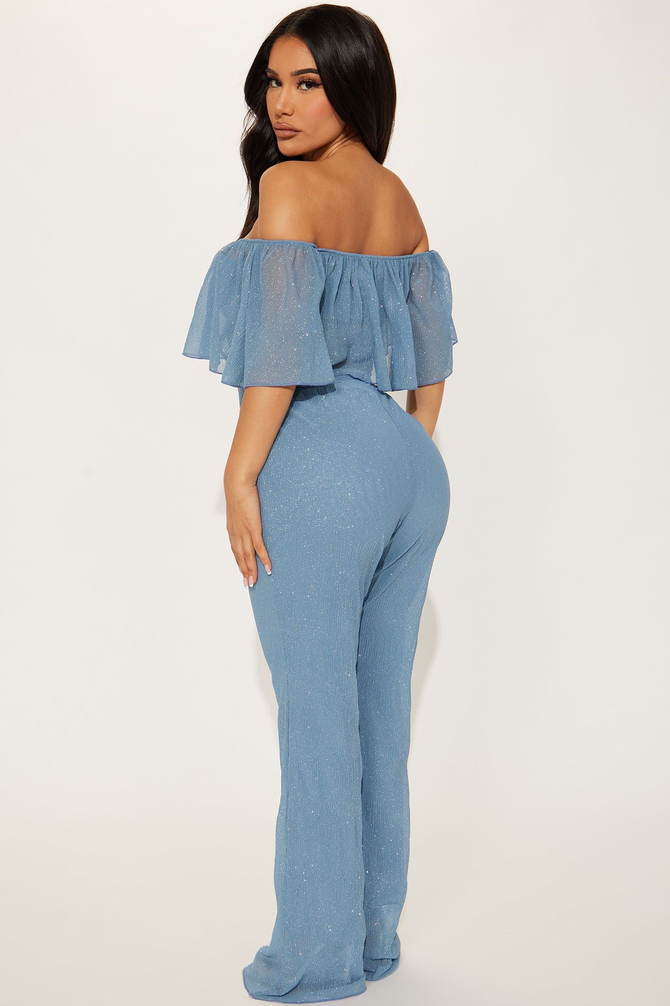 Serenity Shine Pant Set - Light Blue sold by Fashion Nova product image thumbnail 6