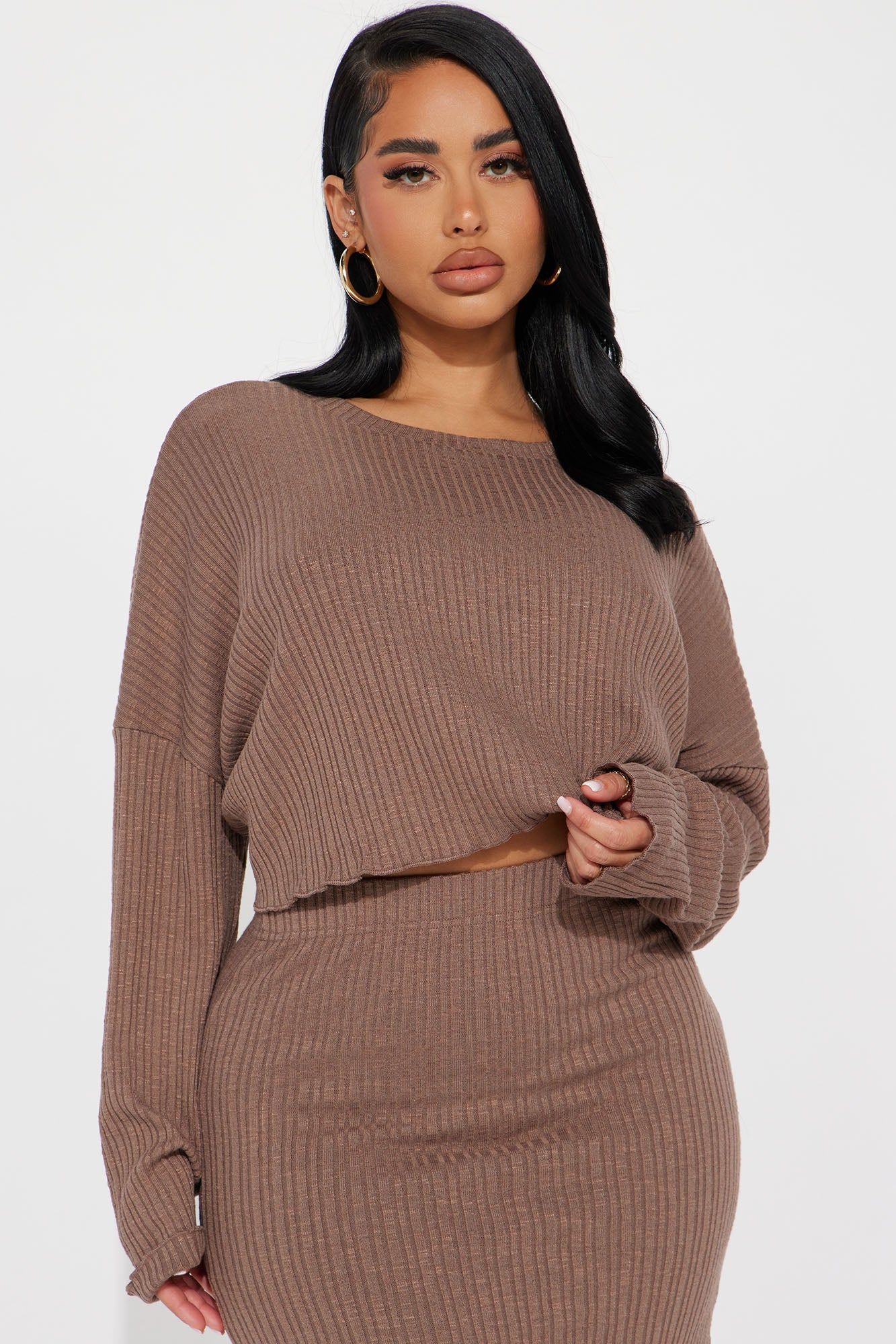 Marianna Skirt Set - Mocha sold by Fashion Nova product image thumbnail 2