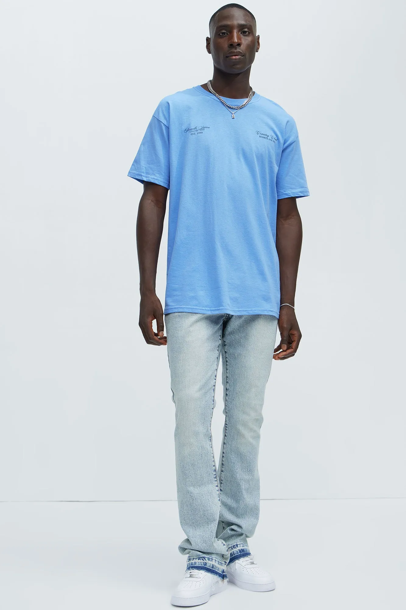 LA Country Club Resort Short Sleeve Tee - Light Blue sold by Fashion Nova product image thumbnail 2