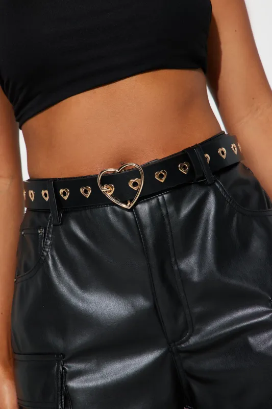 Love Kills Belt - Black sold by Fashion Nova
