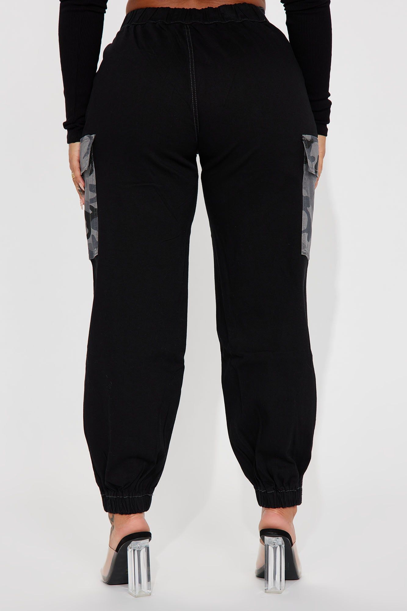 Losing It Cargo Jogger - Black sold by Fashion Nova product image thumbnail 4