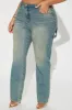All My Life Tinted Carpenter Jeans - Vintage Wash sold by Fashion Nova