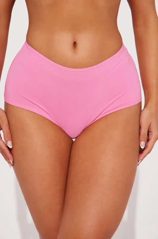 Nova Cotton Boyshort Panty - Hot Pink sold by Fashion Nova