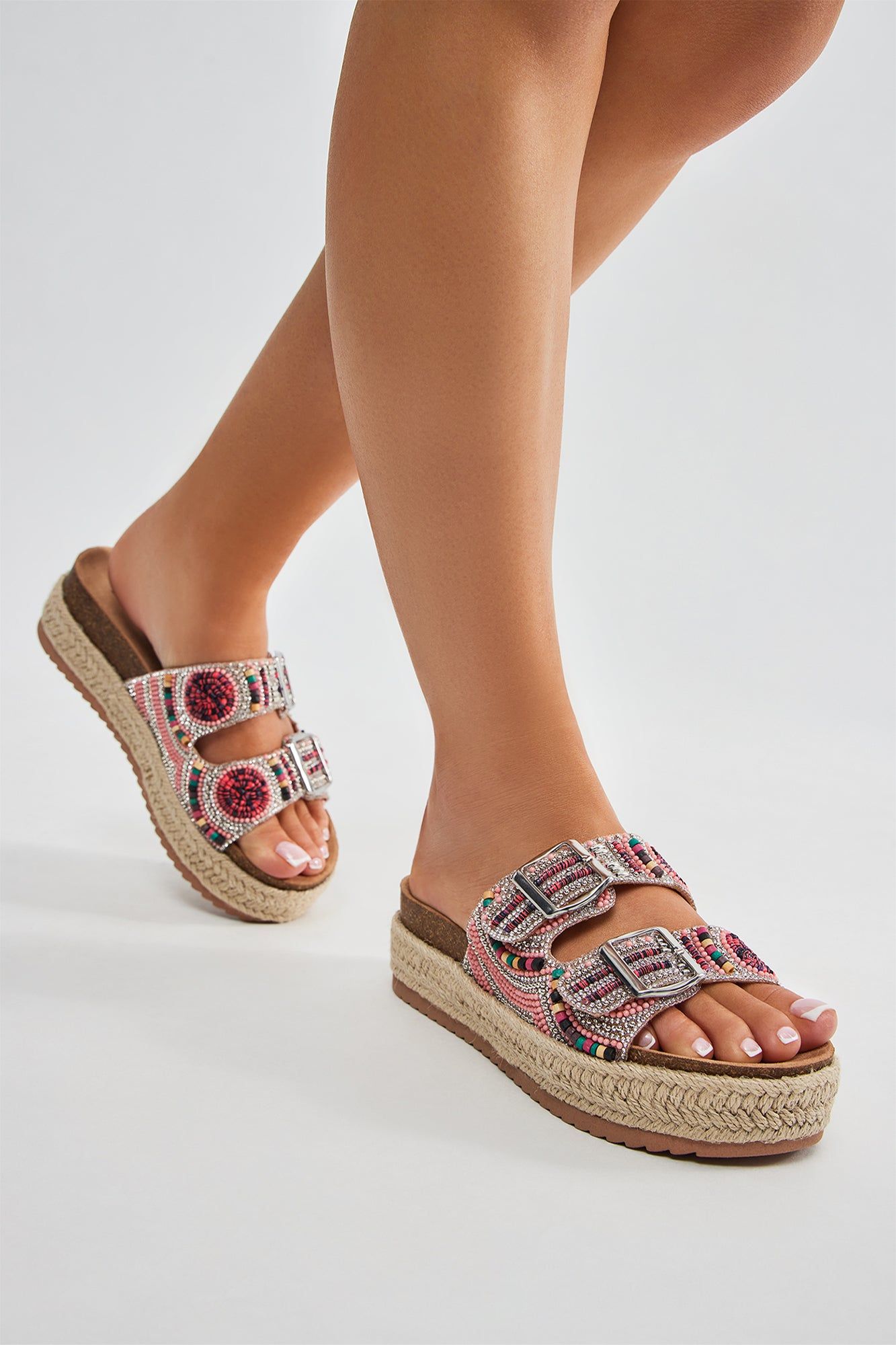 Made For Sunny Days Platform Sandals - Pink sold by Fashion Nova product image thumbnail 2