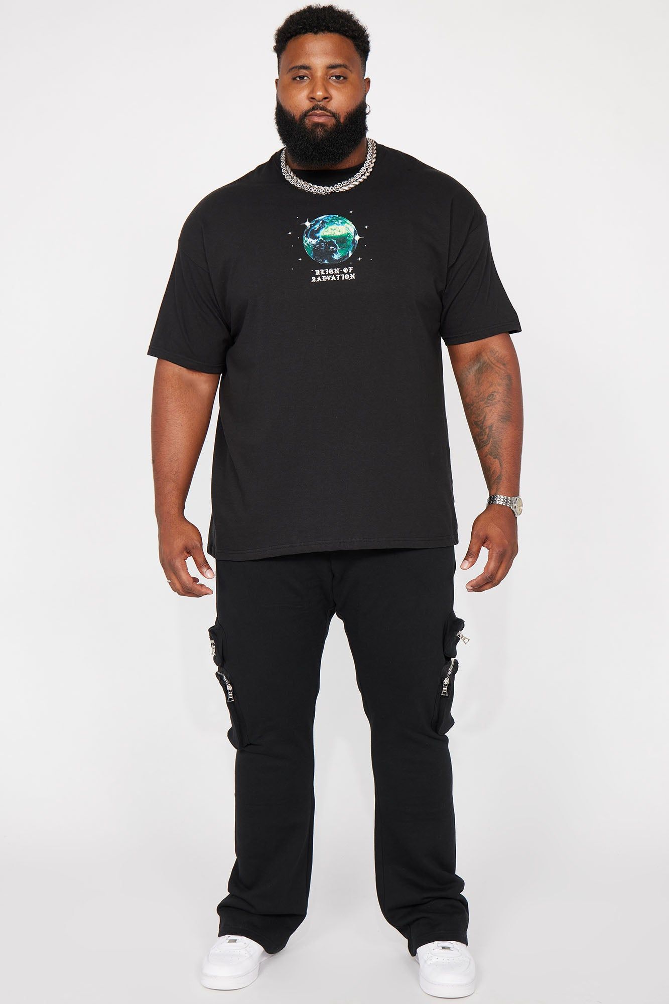 Reign Of Salvation Short Sleeve Tee - Black sold by Fashion Nova product image thumbnail 7