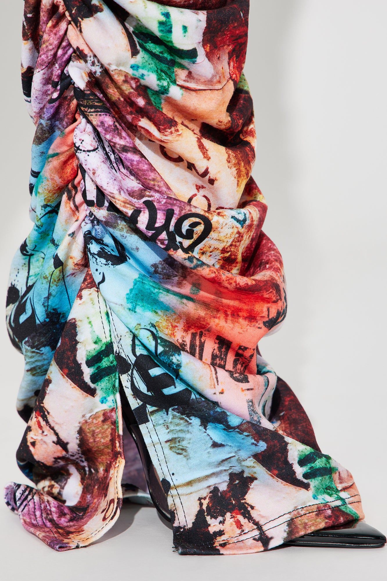 A Lifestyle Stacked Pant - Multi Color sold by Fashion Nova product image thumbnail 7