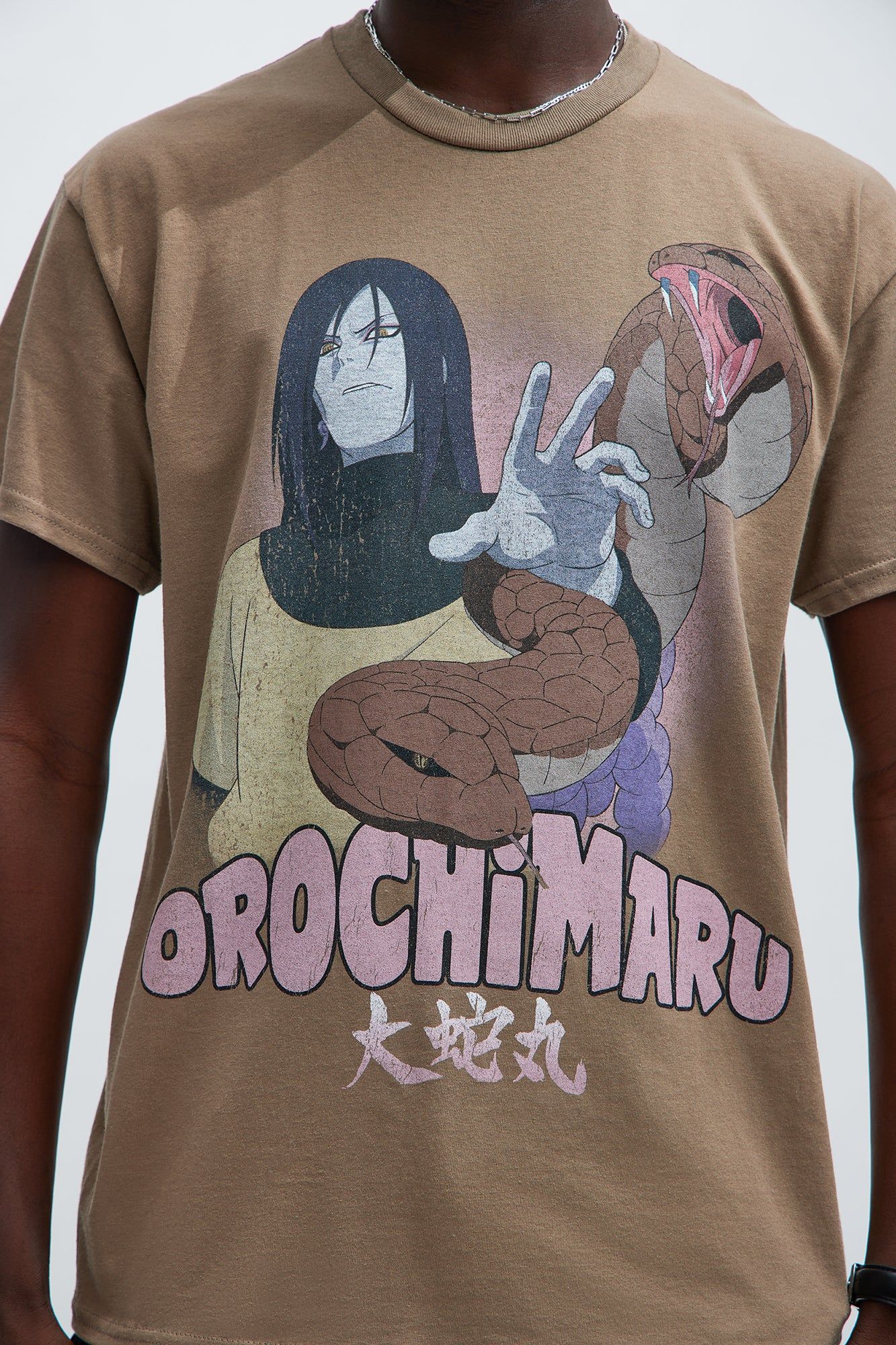 Naruto Orochimaru Short Sleeve Tee - Tan sold by Fashion Nova product image thumbnail 3