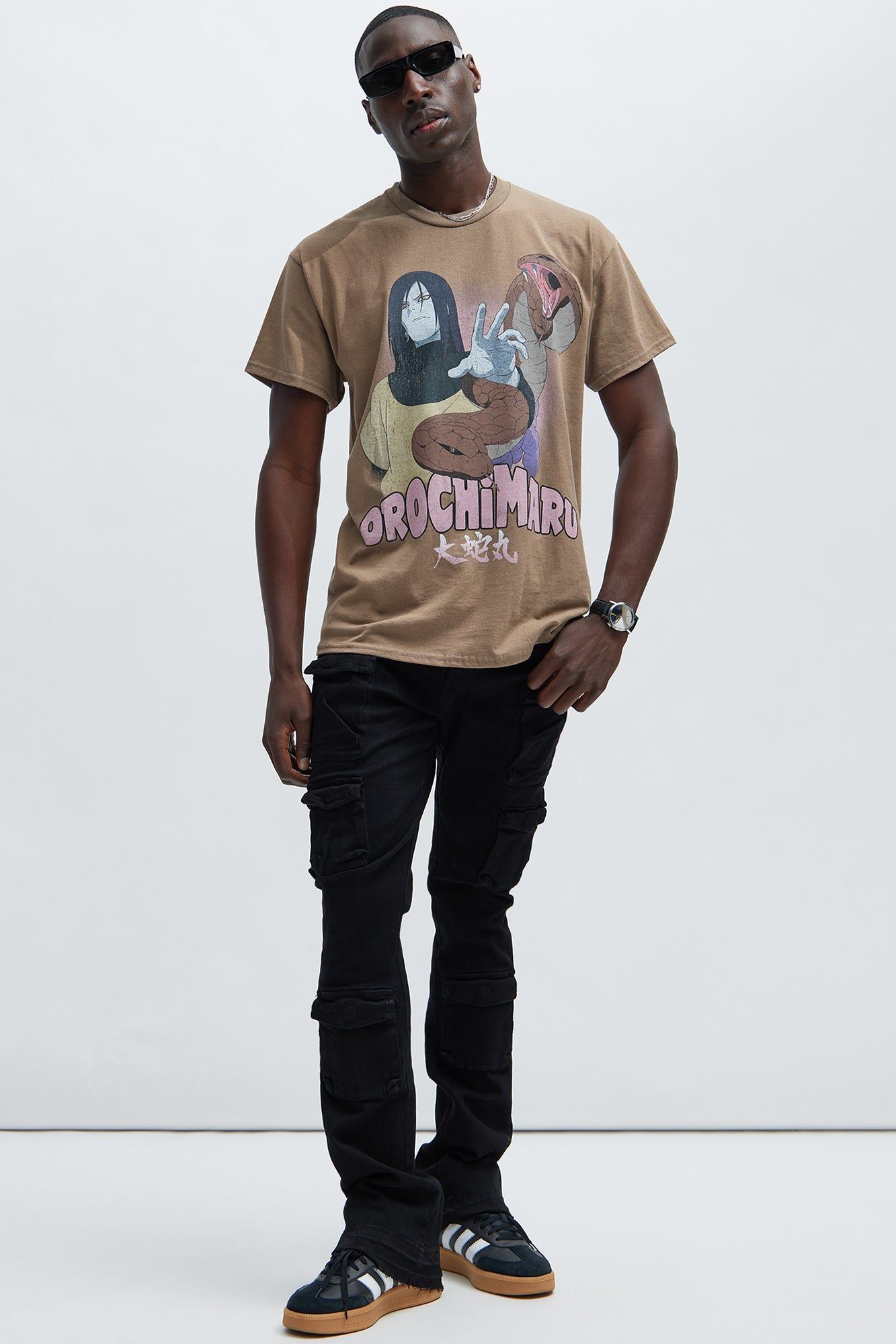 Naruto Orochimaru Short Sleeve Tee - Tan sold by Fashion Nova product image thumbnail 2