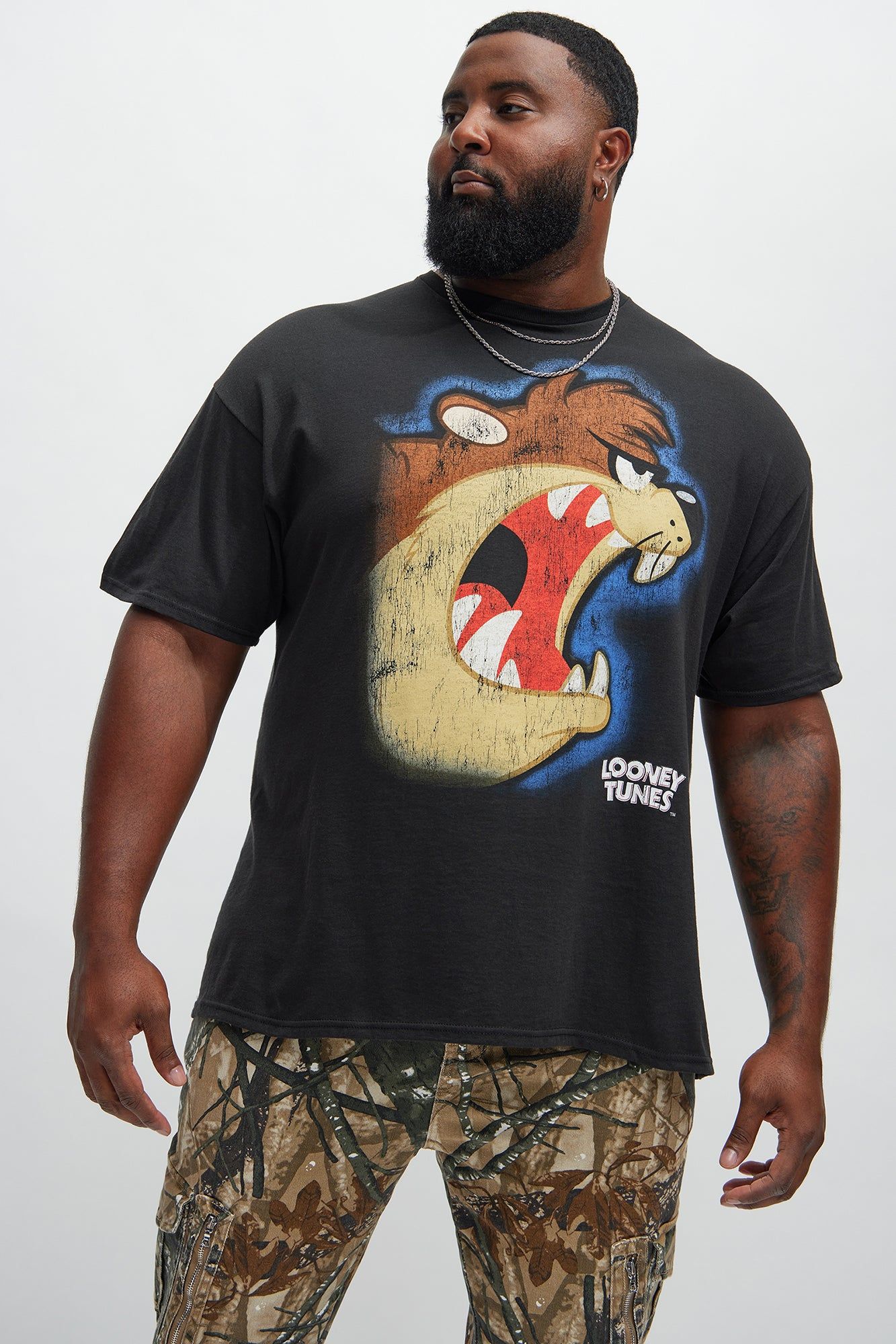 Big Face Taz Short Sleeve Tee - Black sold by Fashion Nova product image thumbnail 4