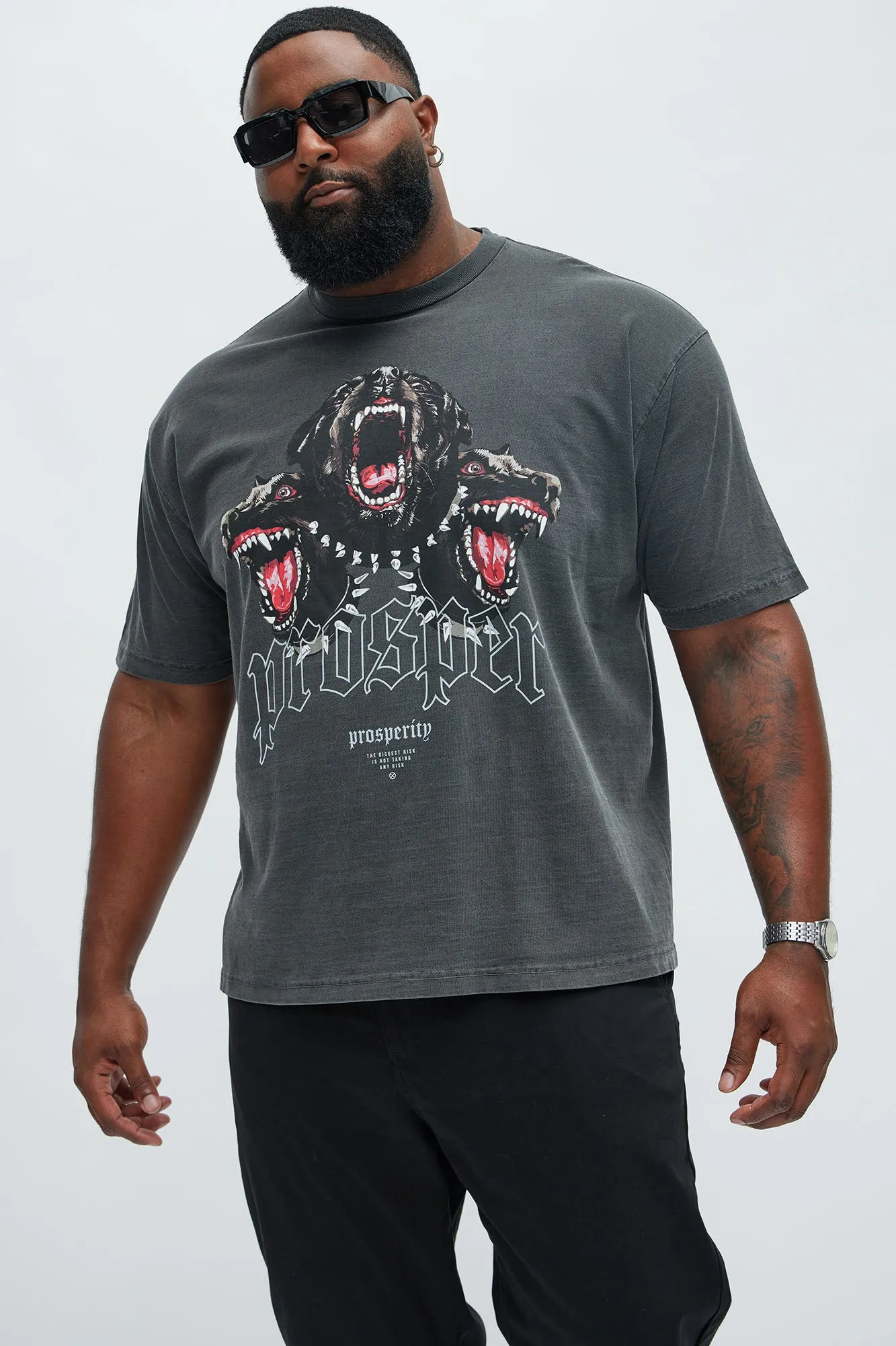 Prosper Vintage Short Sleeve Tee - Black sold by Fashion Nova product image thumbnail 5