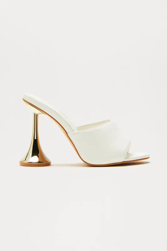 Tierra Mules - White sold by Fashion Nova
