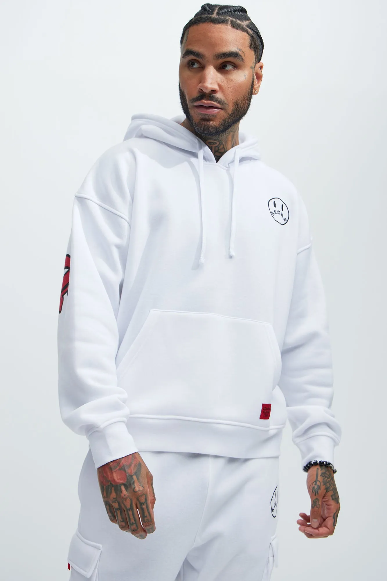 Never Alone Hoodie - White sold by Fashion Nova product image thumbnail 3