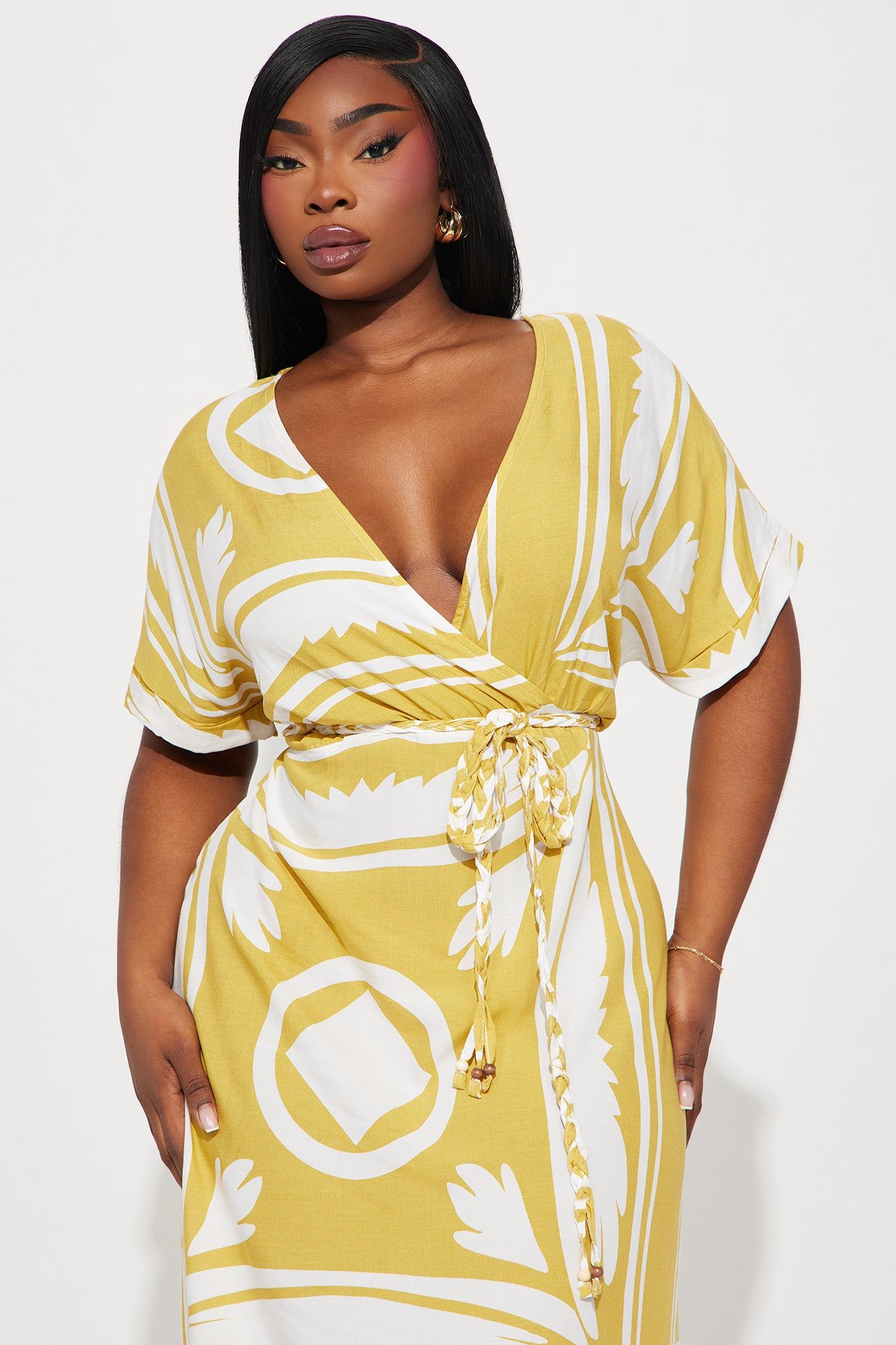 Cassie Midi Dress - Mustard sold by Fashion Nova product image thumbnail 5