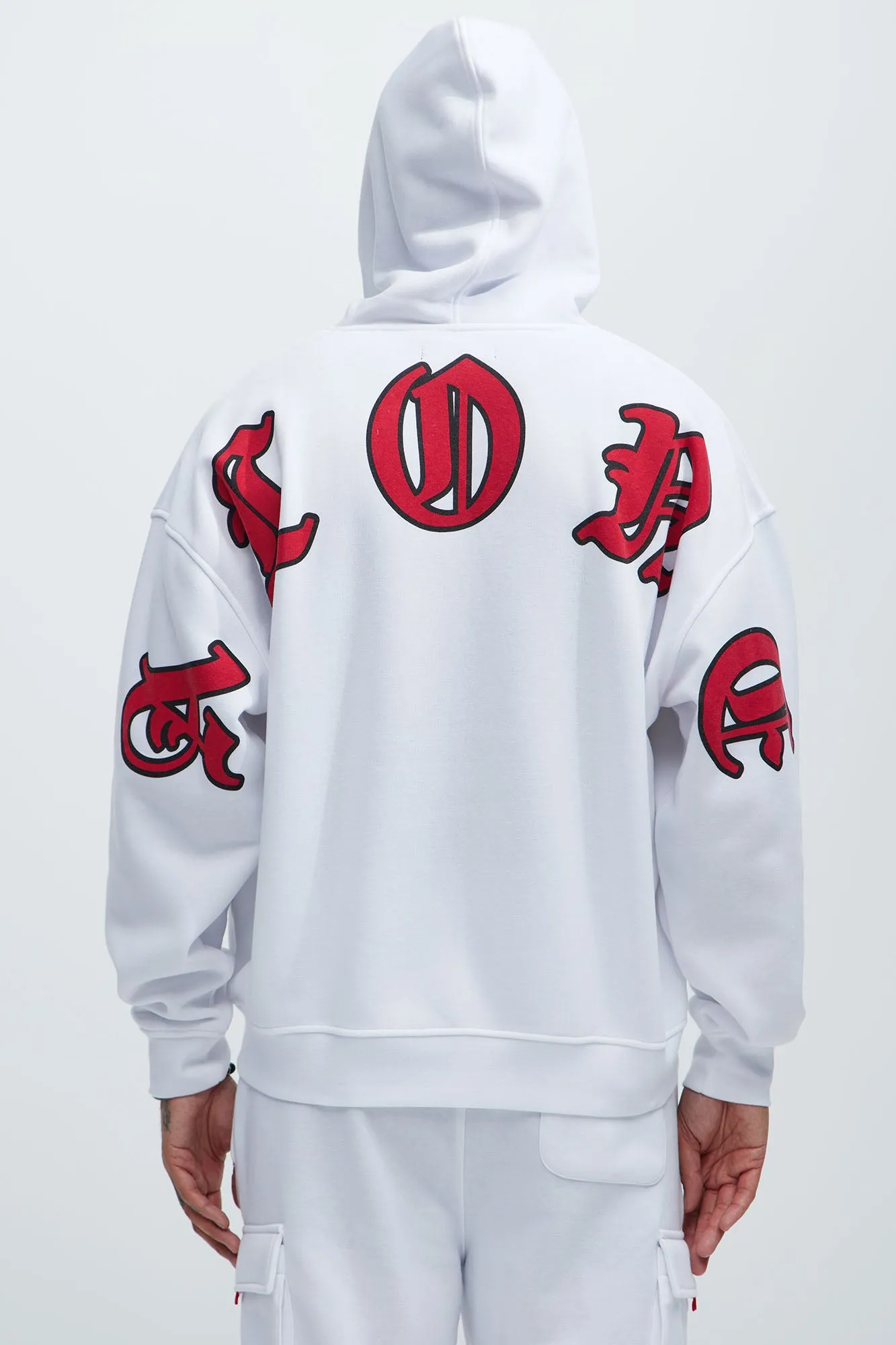 Never Alone Hoodie - White sold by Fashion Nova