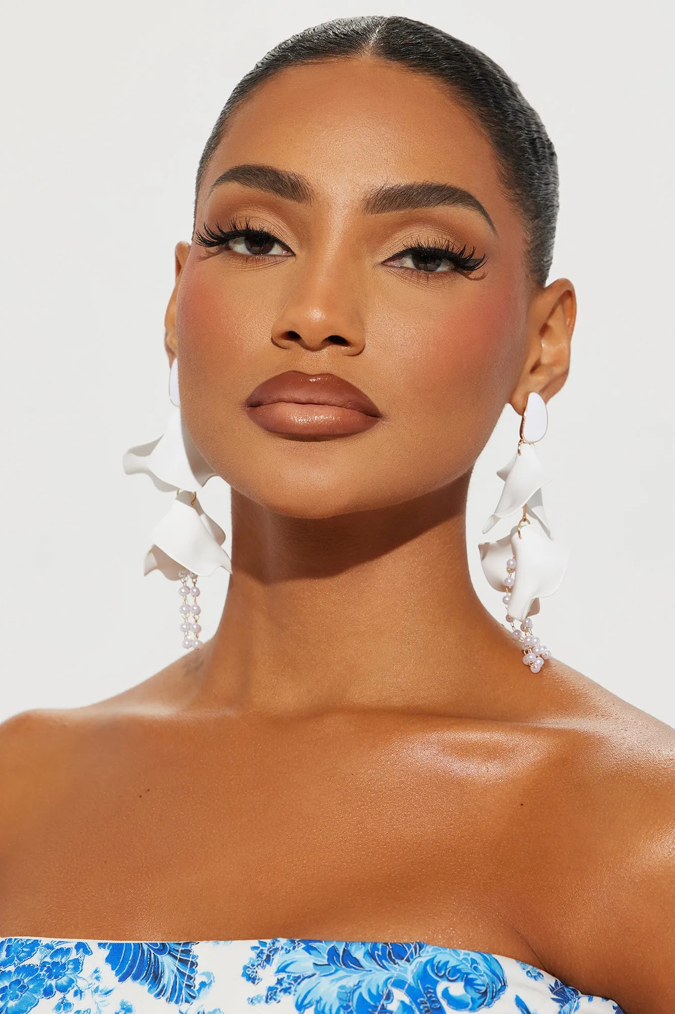 Happiness Blooms Within Earrings - White sold by Fashion Nova product image thumbnail 2