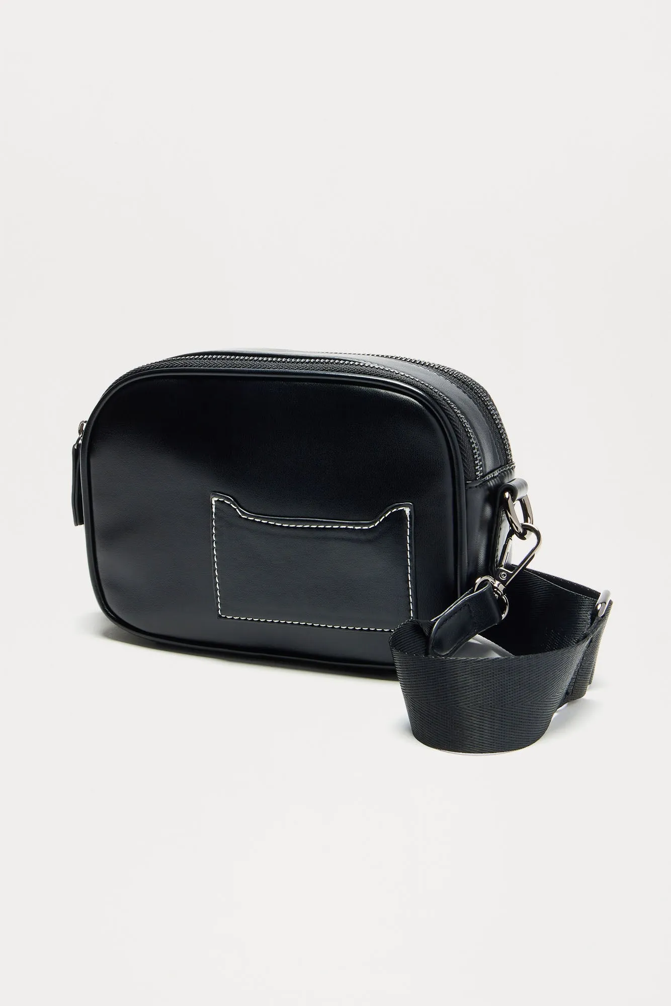 Feature Me Faux Leather Crossbody Bag - Black sold by Fashion Nova product image thumbnail 4