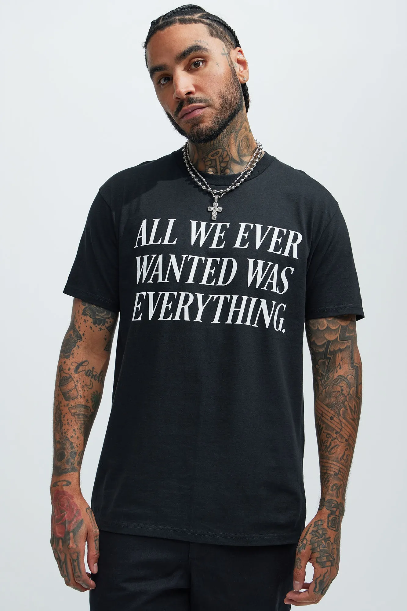 All We Ever Wanted Short Sleeve Tee - Black sold by Fashion Nova product image thumbnail 4